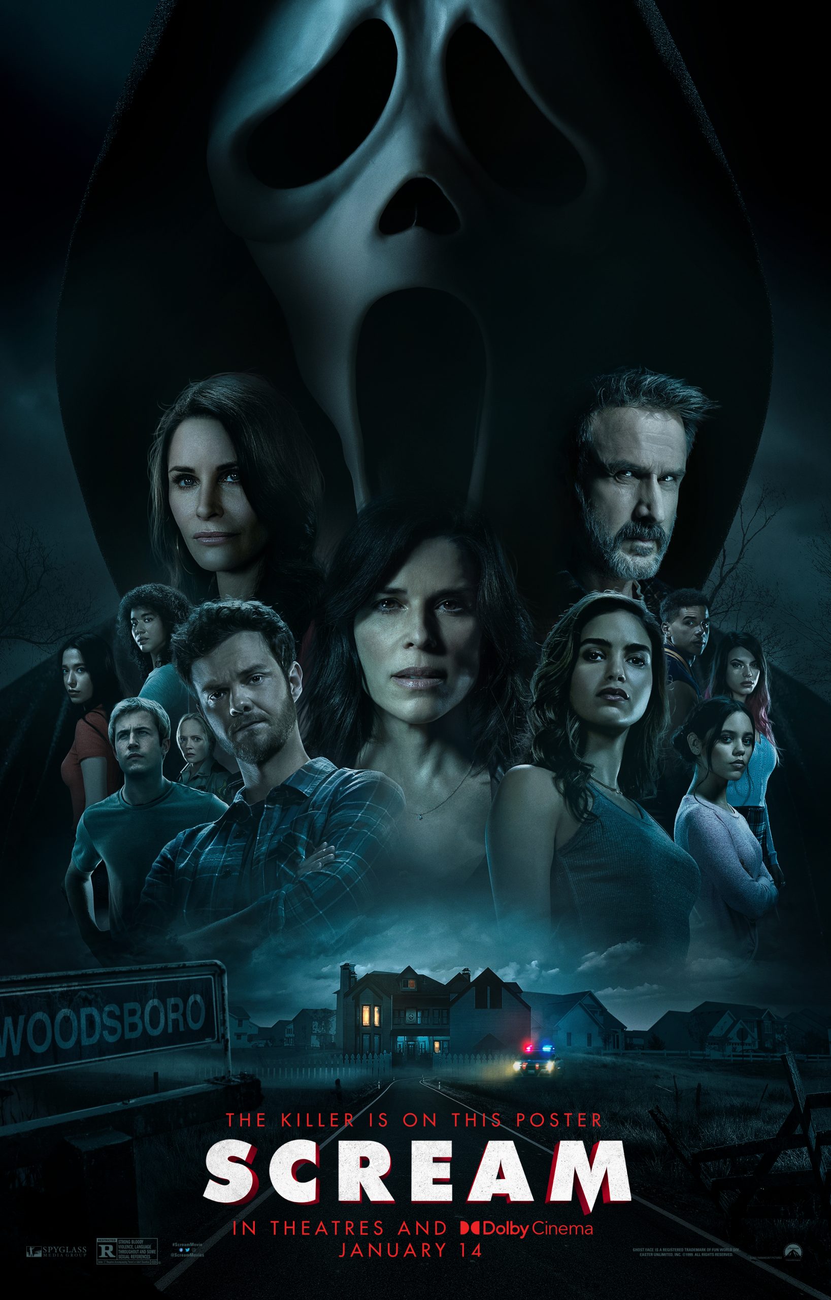 Scream 2022 movie poster